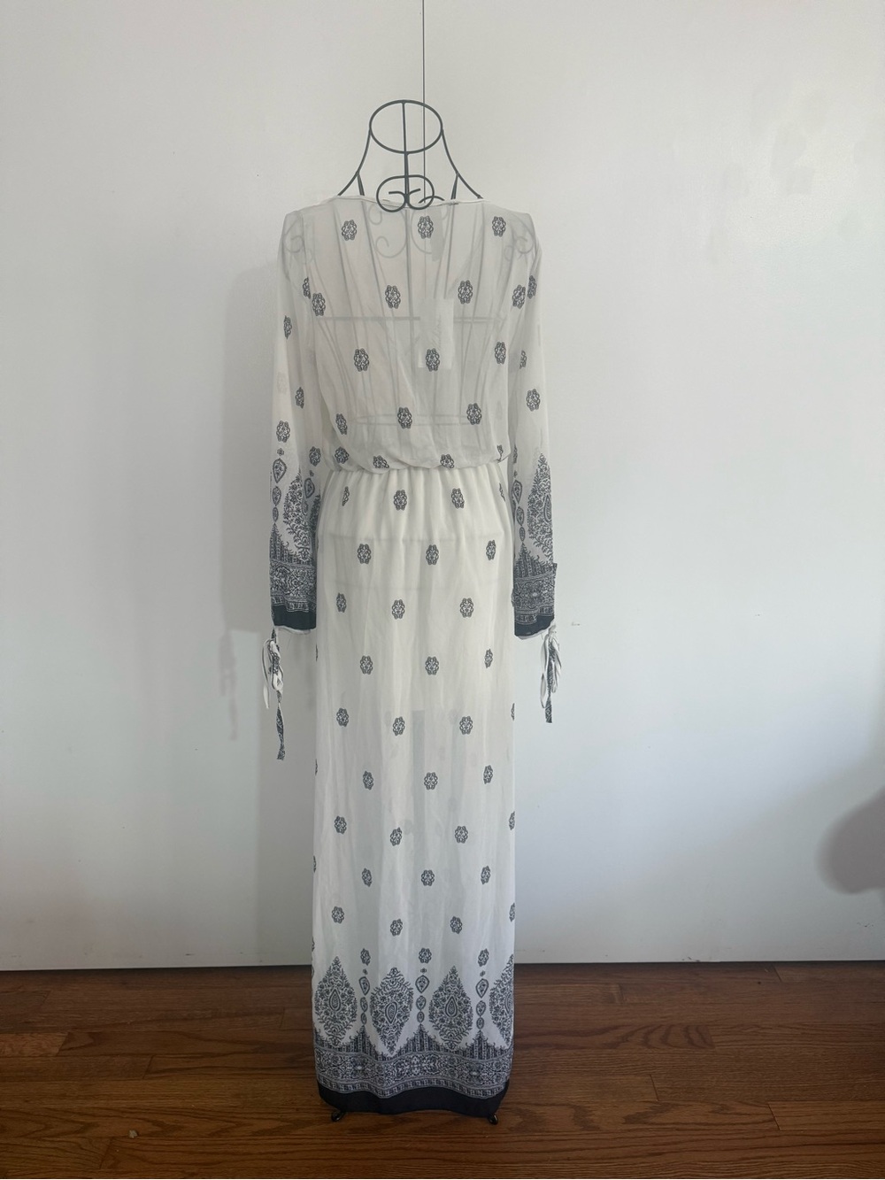 NWT Mahina Hawaii Boutique Boho Double-Lined Summer Maxi Sz M - Picture 5 of 15